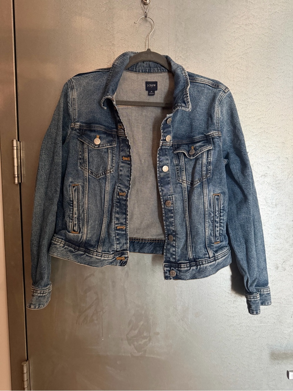 J. Crew Medium Wash Blue Denim Jacket